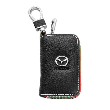 Ключниця Carss з логотипом MAZDA 16006 чорна, фото 1