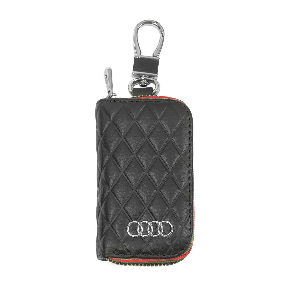 Ключниця Carss з логотипом AUDI 01009 чорна