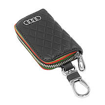 Ключниця Carss з логотипом AUDI 01009 чорна, фото 6
