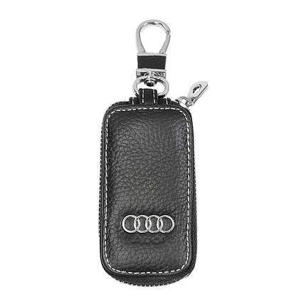 Ключниця Carss з логотипом AUDI 01010 чорна, фото 1