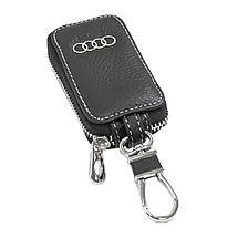 Ключниця Carss з логотипом AUDI 01010 чорна, фото 4
