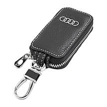 Ключниця Carss з логотипом AUDI 01010 чорна, фото 5