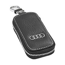 Ключниця Carss з логотипом AUDI 01010 чорна, фото 6