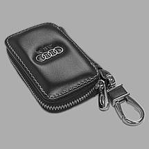 Ключниця Carss з логотипом AUDI 01011 чорна, фото 3
