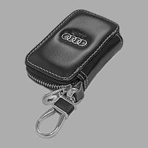Ключниця Carss з логотипом AUDI 01011 чорна, фото 5