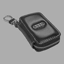 Ключниця Carss з логотипом AUDI 01011 чорна, фото 6