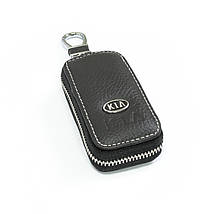 Ключниця Carss з логотипом KIA 05010 чорна, фото 4
