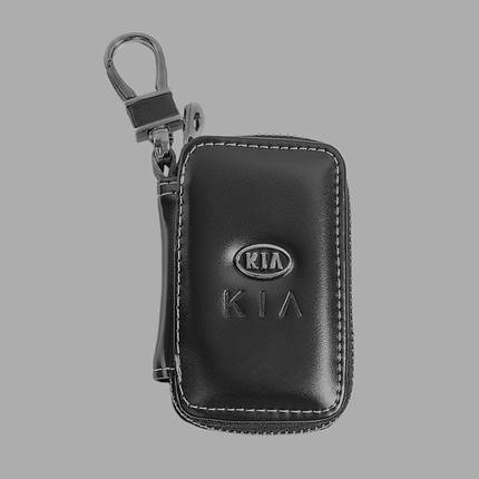 Ключниця Carss з логотипом KIA 05011 чорна, фото 1