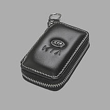Ключниця Carss з логотипом KIA 05011 чорна, фото 2