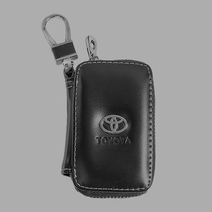 Ключниця Carss з логотипом TOYOTA 07011 чорна, фото 1