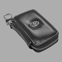 Ключниця Carss з логотипом TOYOTA 07011 чорна, фото 6