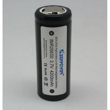 Акумулятор Li-ion Keeppower 26650 (3.6 v 4200mAh)