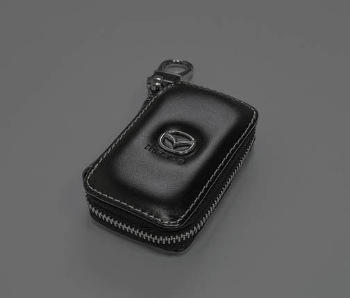 Ключниця Carss з логотипом MAZDA 16011 чорна, фото 1