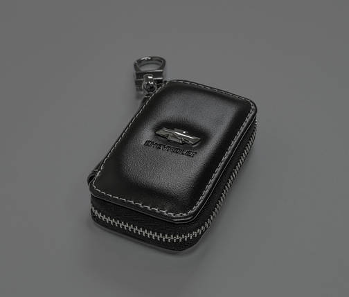 Ключниця Carss з логотипом CHEVROLET 14011 чорна, фото 1