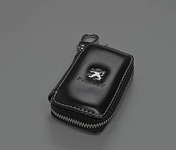 Ключниця Carss з логотипом PEUGEOT 19011 чорна