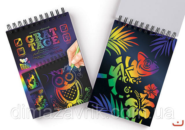 Блокнот-гравюра А6 "Grattage", фото 1