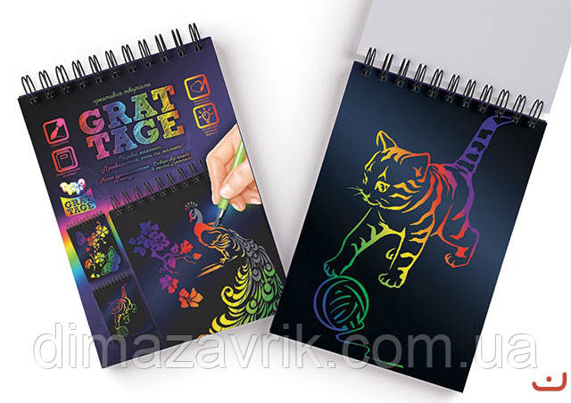 Блокнот-гравюра А6 "Grattage", фото 1