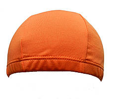 Тканинна шапочка для плавання персикового/жовтогарячого кольору