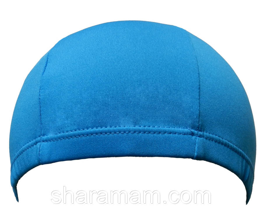 Тканинна шапочка для плавання блакитного кольору