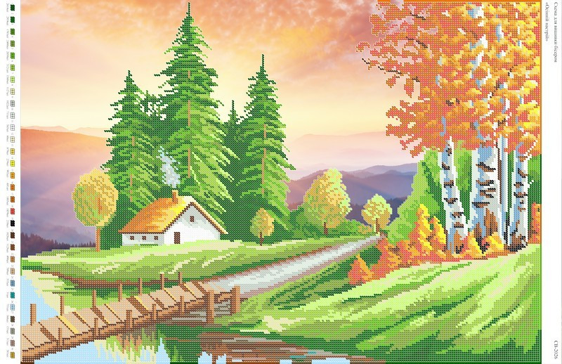 Схема для вишивки бісером СВ 2026 формат А2