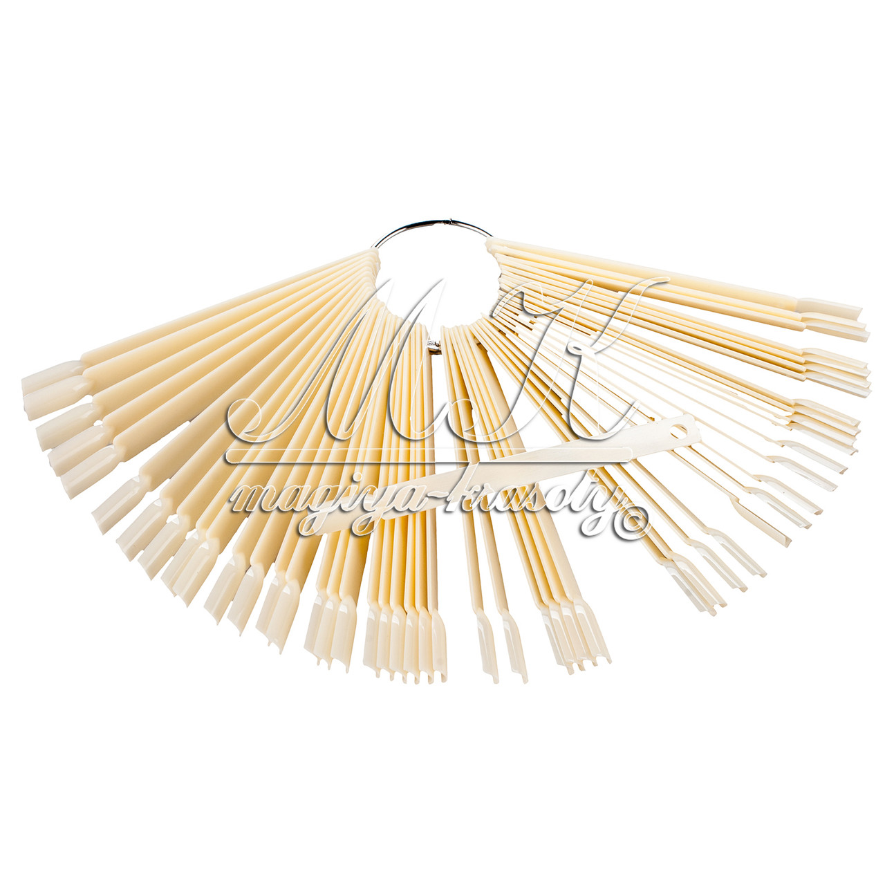 Віяло для зразків на кільці на 50 типс, персиковий