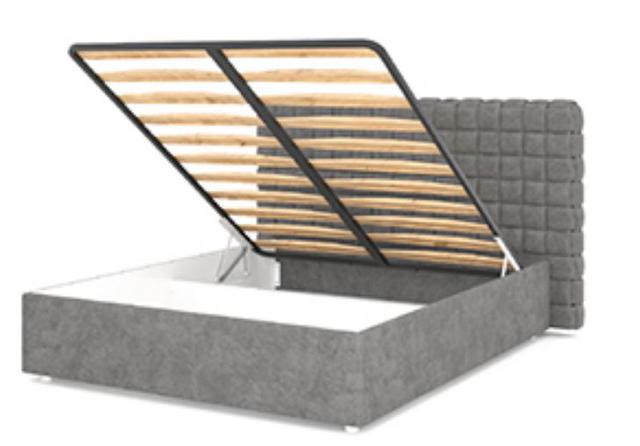Кровать-подиум Квадро Люкс металлический каркас без матраса, подъемный механизм