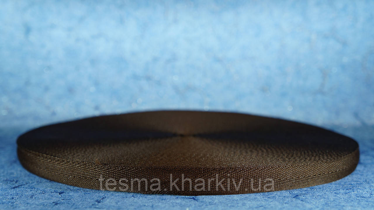 Кіперна стрічка 15 мм коричнева 50 м