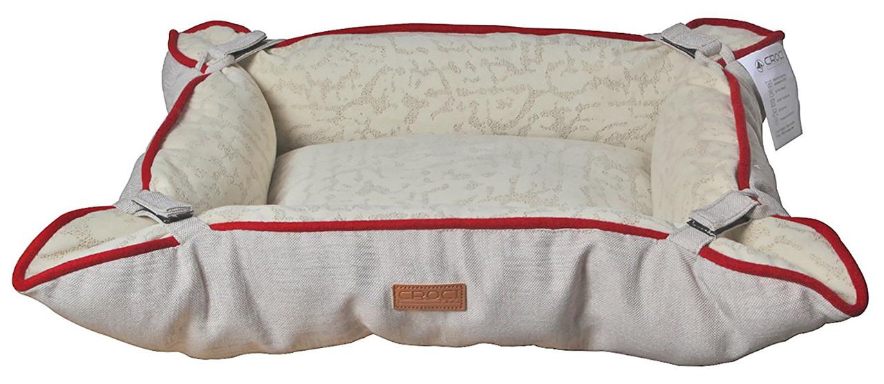 Croci C2178352 — місце для собак Cuccetta Cestino Cozy, Beige, 45x35.5x15 cm