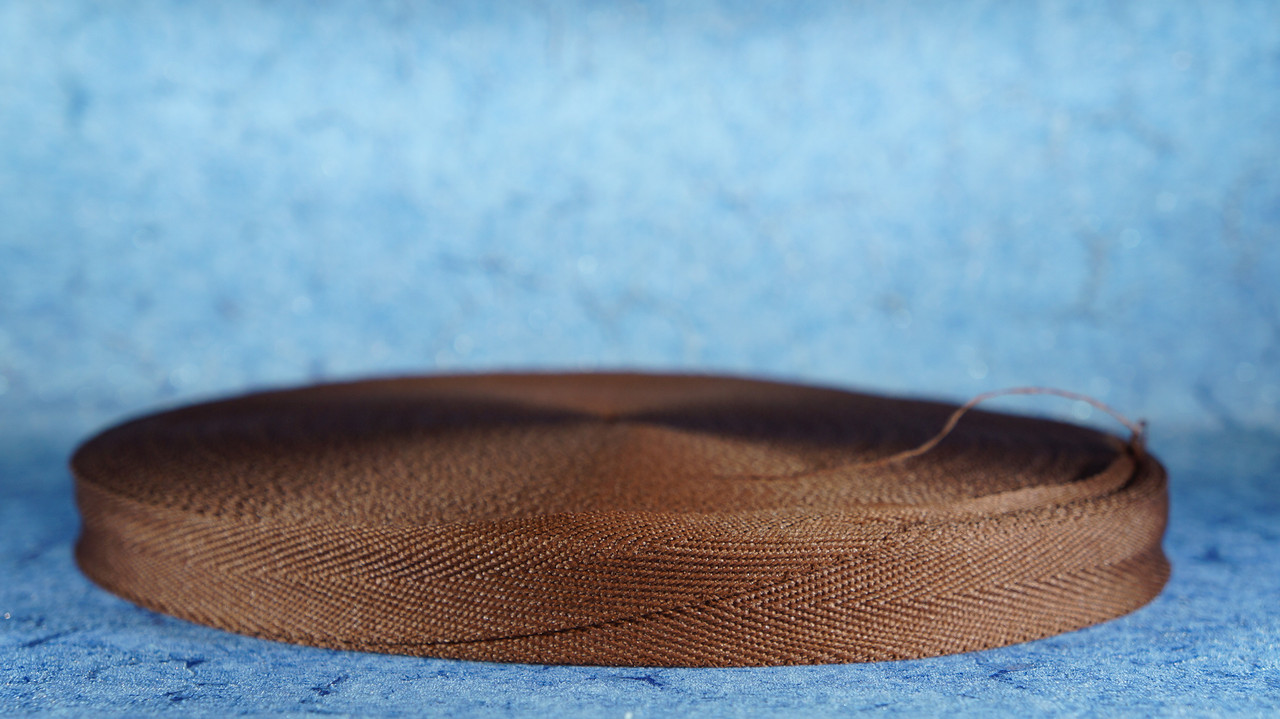 Кіперна стрічка 15 мм світло-коричнева 50 м