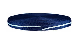 Лента киперная 20 мм чорно/біла