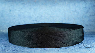 Стрічка киперна 40 мм чорна 50 м