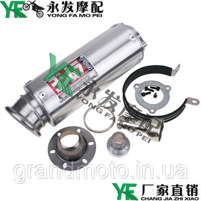 Прямоточний глушник (прямоток) для мотоцикла Yoshimura 4, фото 1