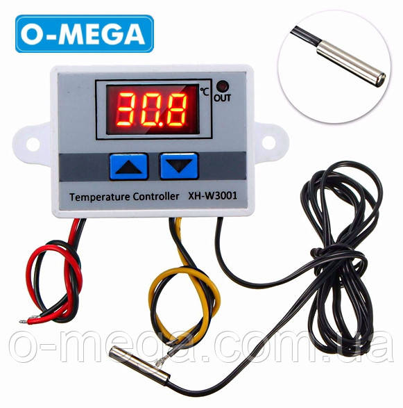 Терморегулятор XH-W3001 220В (-50...+110) з порогом включення 0.1 градус для інкубатора