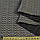 Рогожка костюмна з віскозою біла смуга меланж на чорному тлі, ш.150, фото 2
