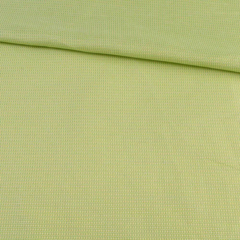 Рогожка костюмна з віскозою салатово-жовта, ш.140