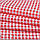 Віскоза з органзю біла в червону клітку 4мм ш.150, фото 2