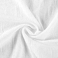 Льон котон щільний жатий білий, ш.135