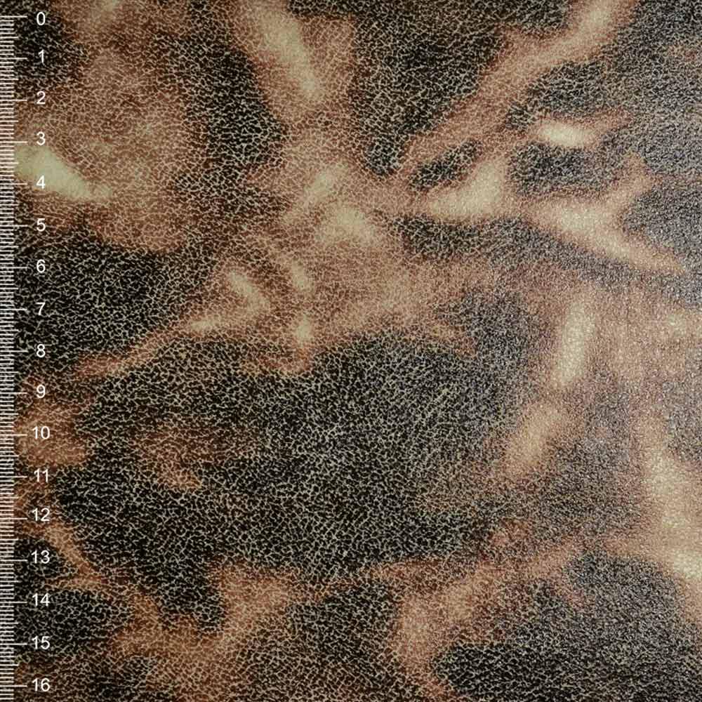 Замша штучна бежева з абстрактним малюнком