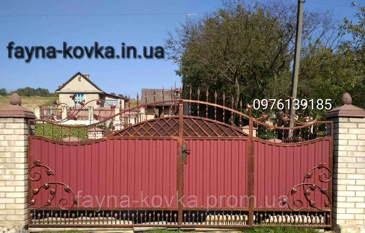Ковані ворота 9555