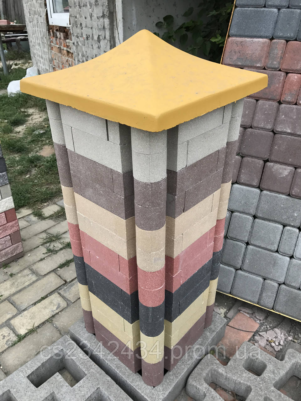 Цегла облицювальний фасонний крапля