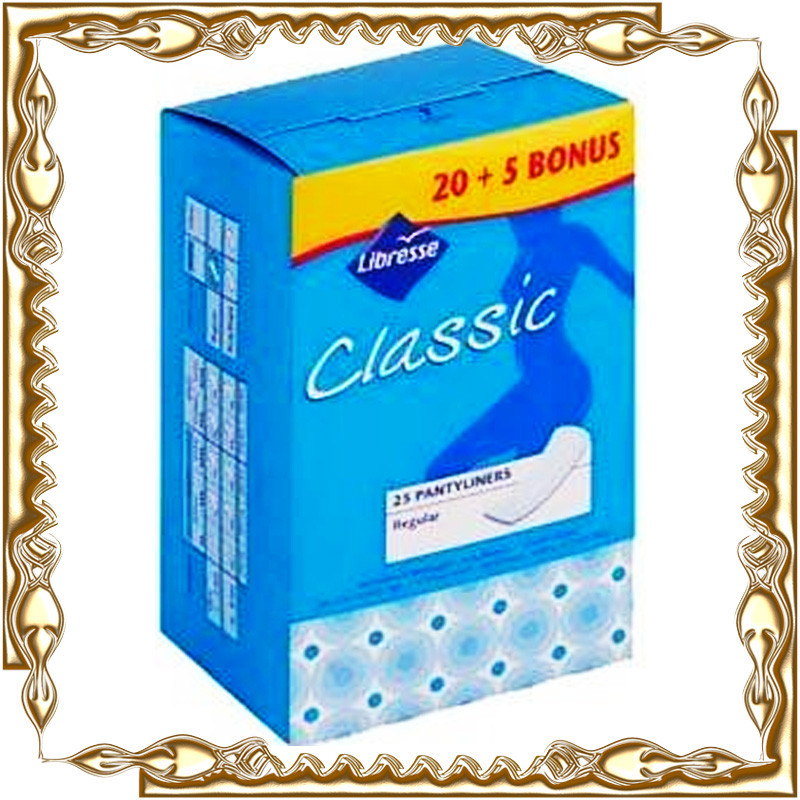 Прокладки Libresse Classic Pantyliners Regular Щоденні 20+5 шт 4265-07 (01) 12 шт./ящи.