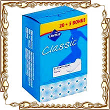 Прокладки Libresse Classic Pantyliners Regular Щоденні 20+5 шт 4265-07 (01) 12 шт./ящи.