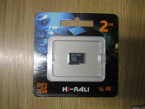 Карта пам'яті micro SD 2Gb (Hi-Rali) (без адаптера)