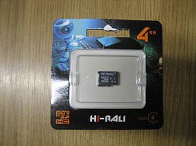 Карта памяті micro SD 4Gb (Class 4)(Hi-Rali)(без адаптера)