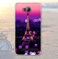 Силіконовий бампер чохол для Huawei Y3ii Y3 2 з малюнком Париж