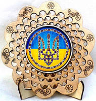 Тарілка герб України