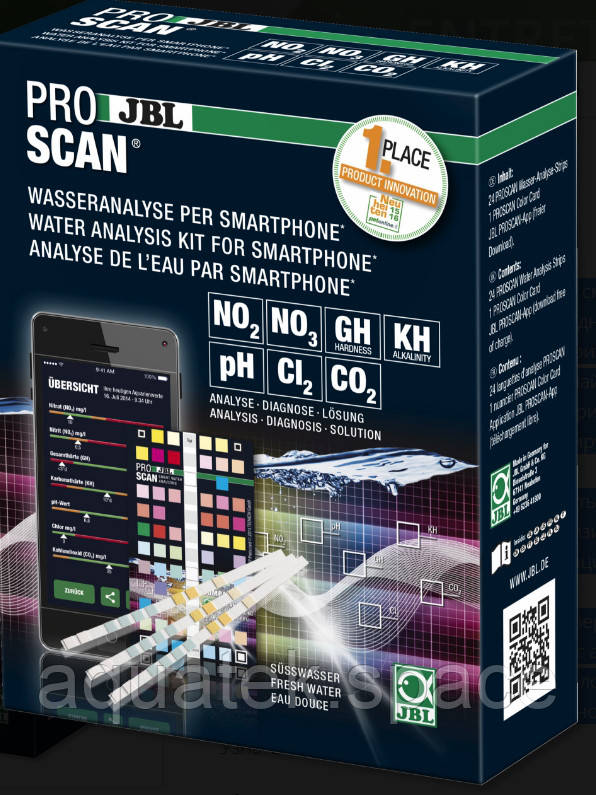 JBL ProScan-набір смужок для тестування акваріумної води за допомогою смартфона код 2542000