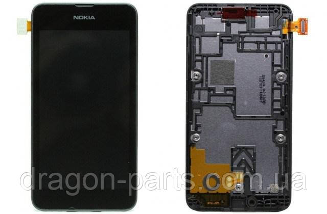 Дисплей Nokia Lumia 530 з сенсором (модуль) оригінал , 00812S6