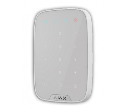 Клавіатура Ajax KeyPad біла