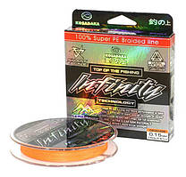 Шнур плетений Kosadaka Infinity - 150м - Ø0.12мм - 6.58кг - Orange